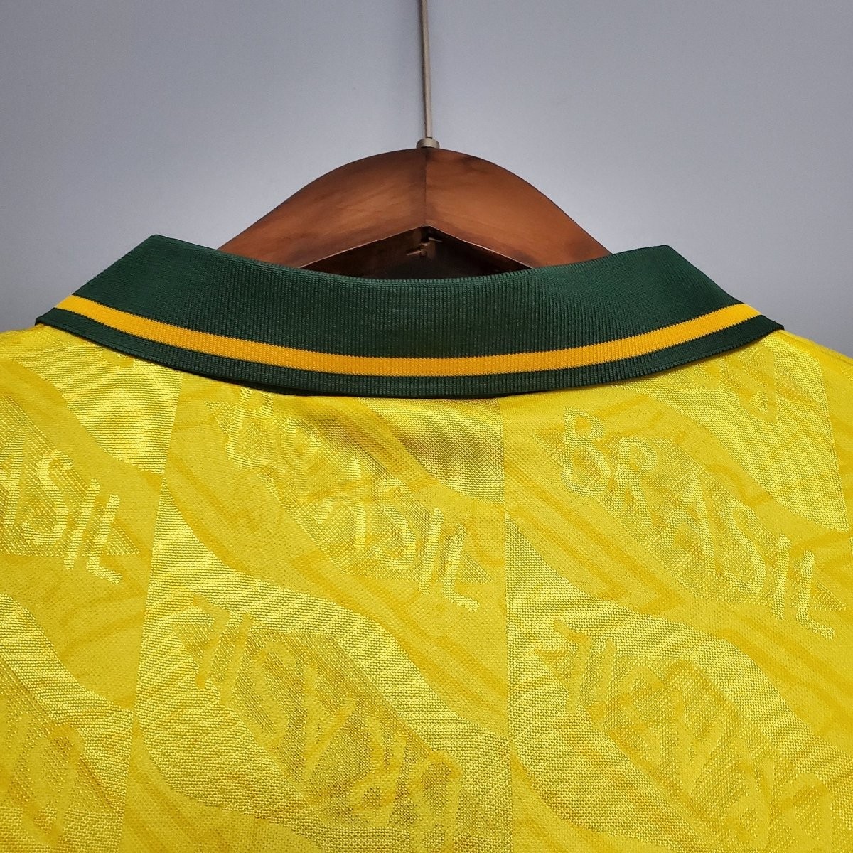 Retro 1991/93 Brazil Home Soccer Jersey