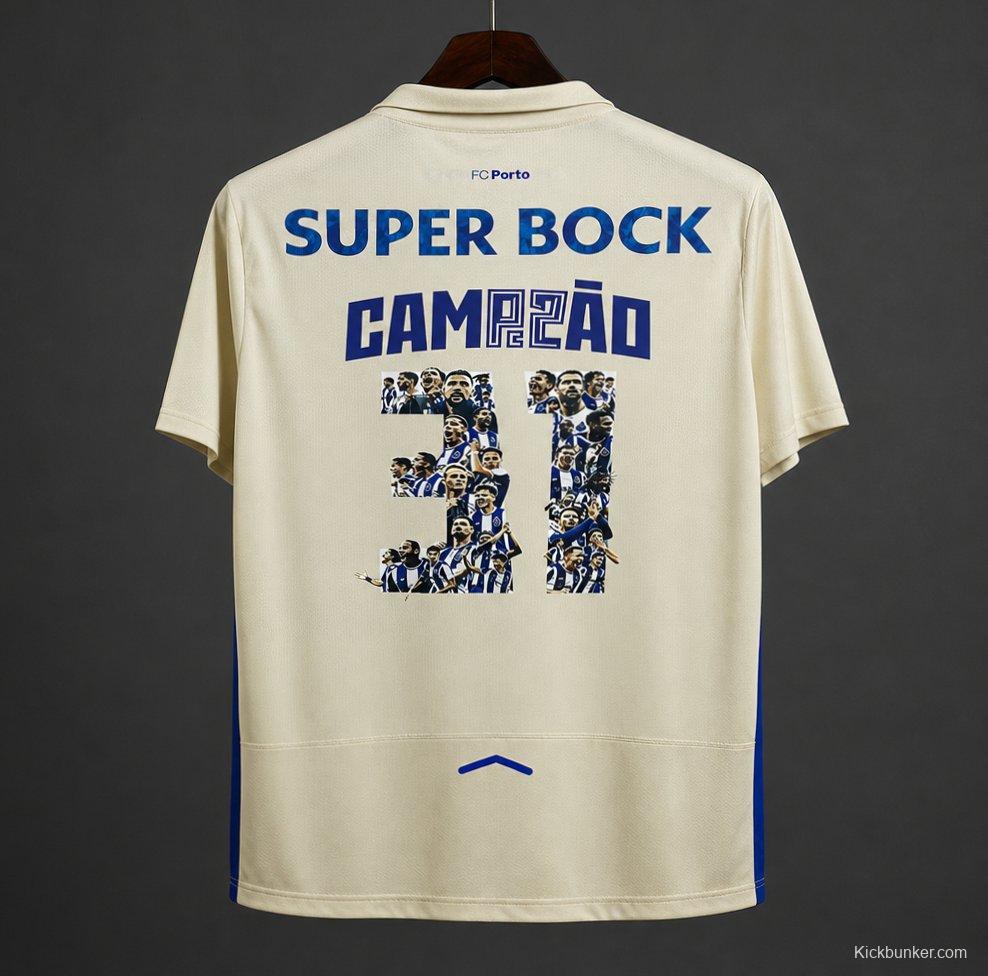 25/26 Porto Third Champion Printing Jersey