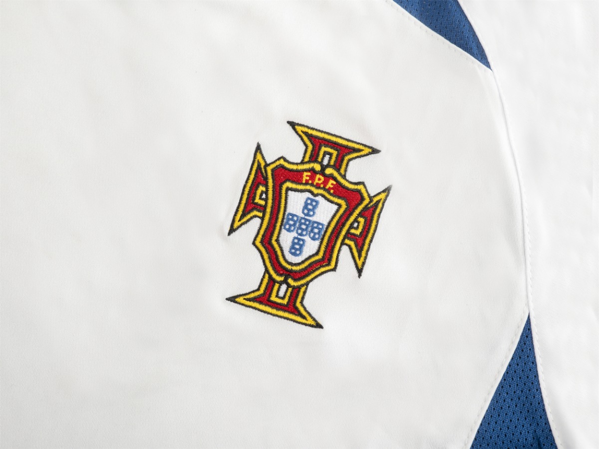 Retro 2002 Portugal Away White Jersey