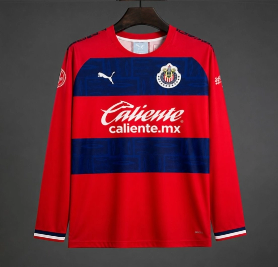 Retro 19/20 Chivas Guadalajara Away Long Sleeve Jersey