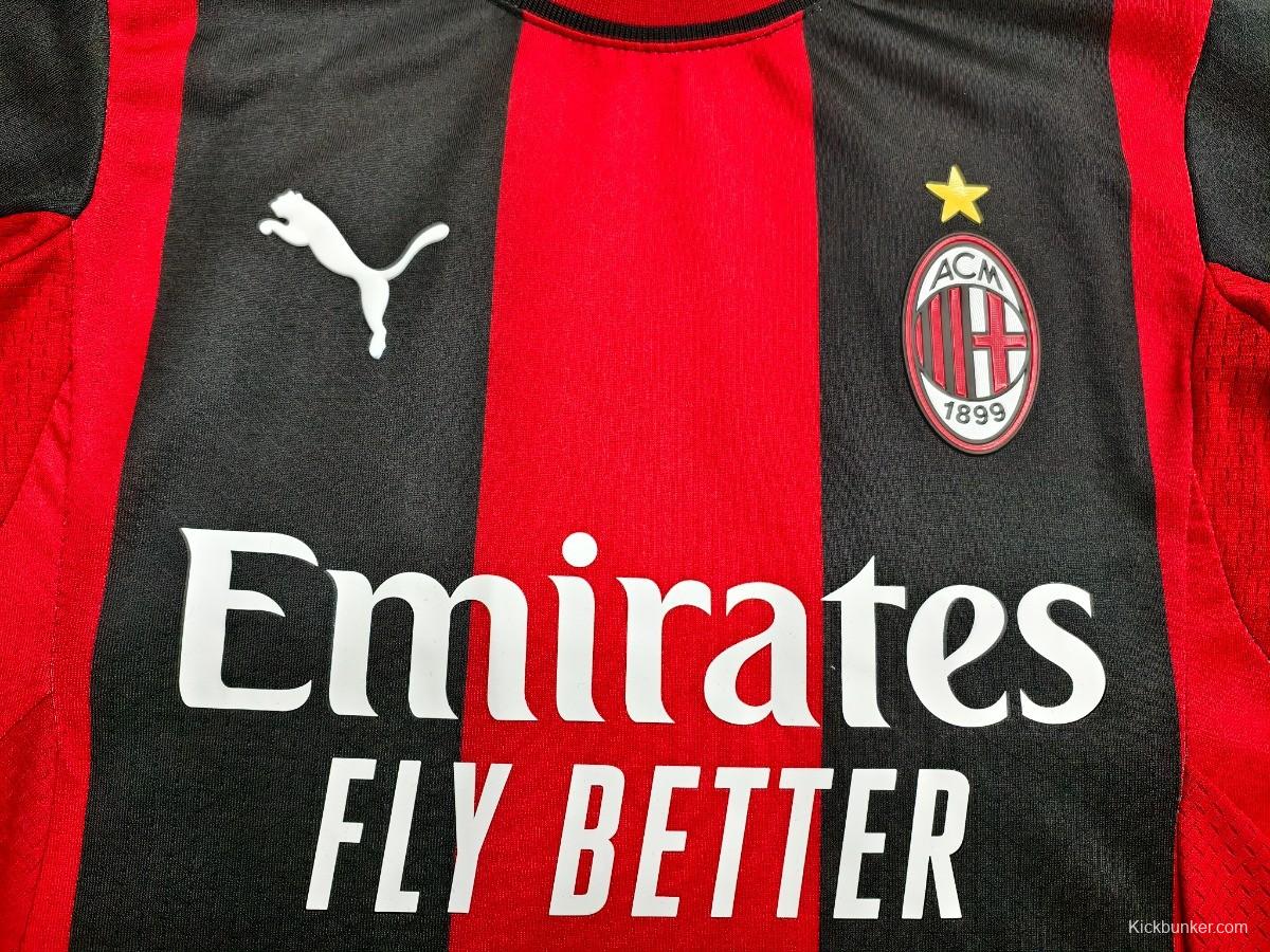 Player Version 26/27 Kids AC Milan Home Jersey