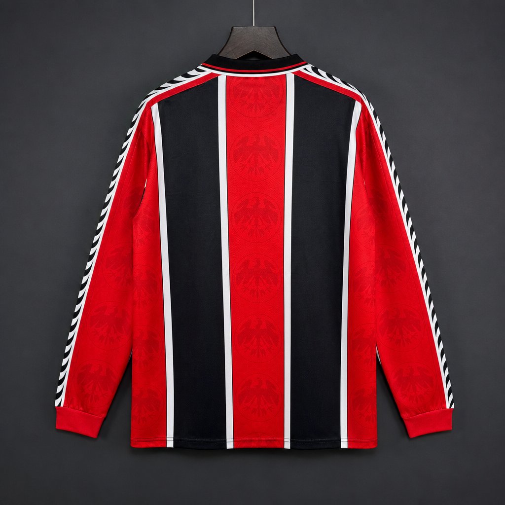 Retro 95/96 Eintracht Frankfurt Home Long Sleeve Jersey