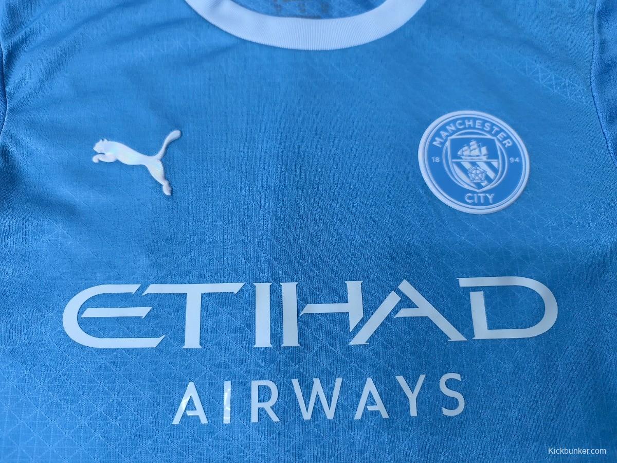 Player Version 26/27 Kids Manchester City Home Jersey