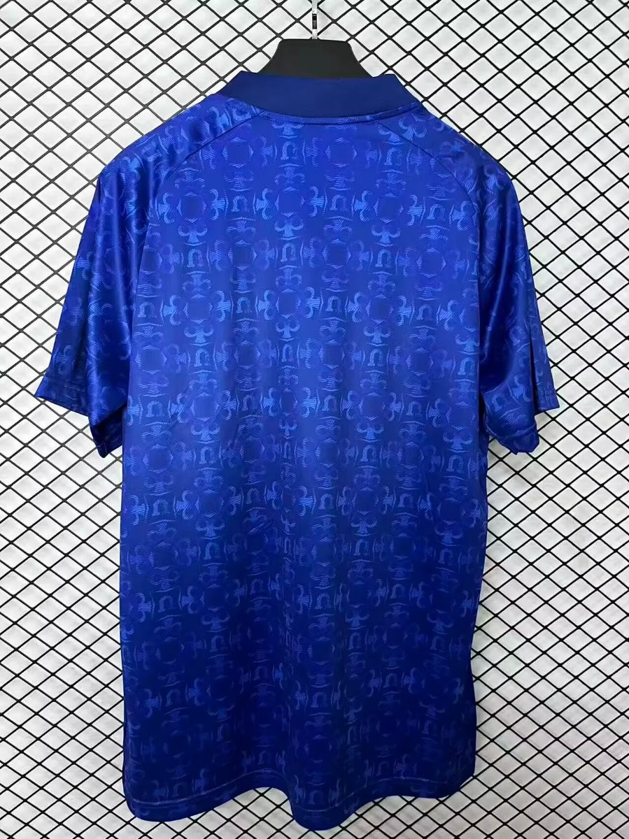 26/27 Club Universidad de Chile Blue with Monogram Pattern Home Jersey