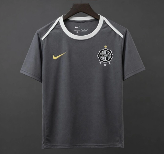 26/27 Olimpia Dark Grey with Clean Minimal Design Training Jersey