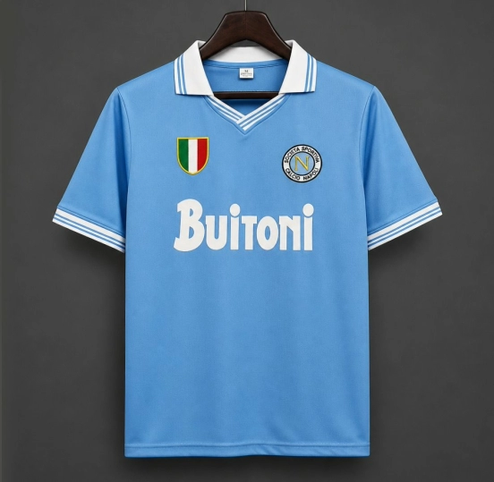Retro Napoli 86/87 home Soccer Jersey