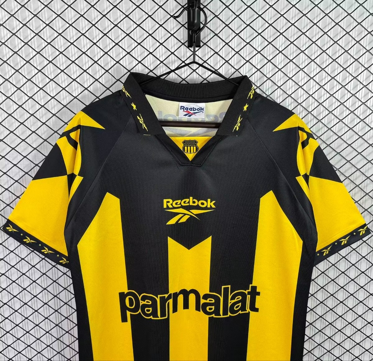 Retro 98/99 Club Atletico Penarol Home Yellow Black Jersey