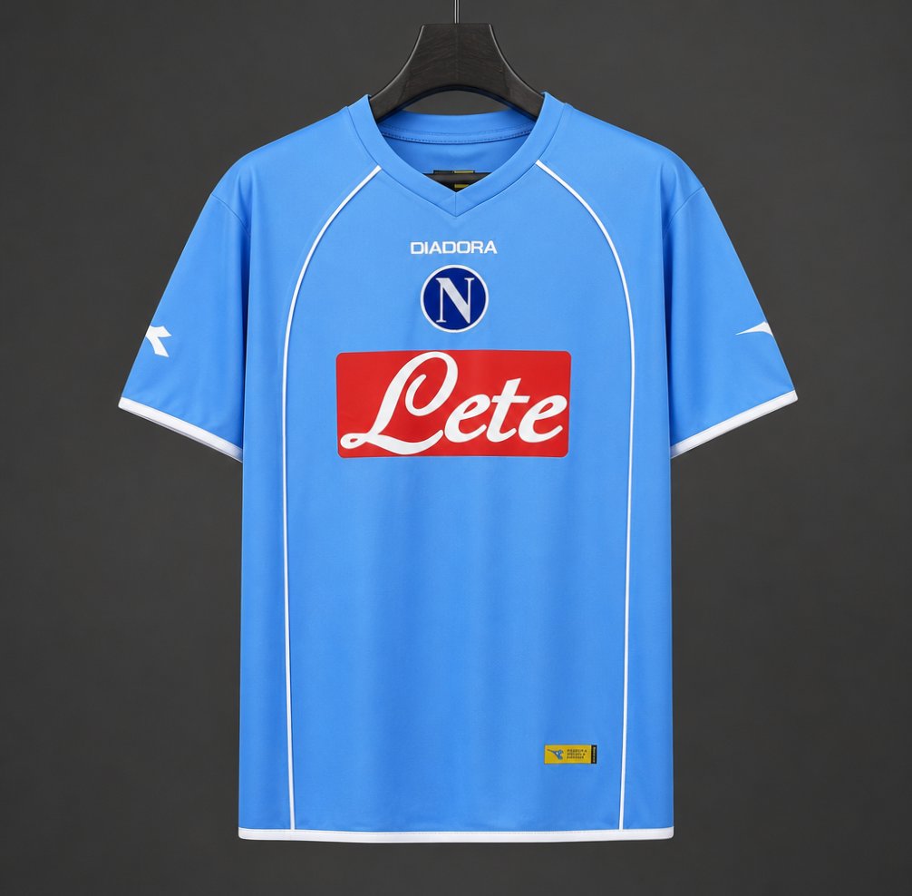 Retro 06/07 Napoli Home Sky Blue Jersey