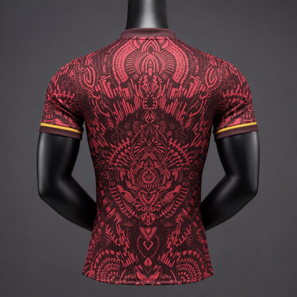 Player Version 26/27 Paris Saint-Germain Dark Red with Tribal Pattern Special Edition Jersey