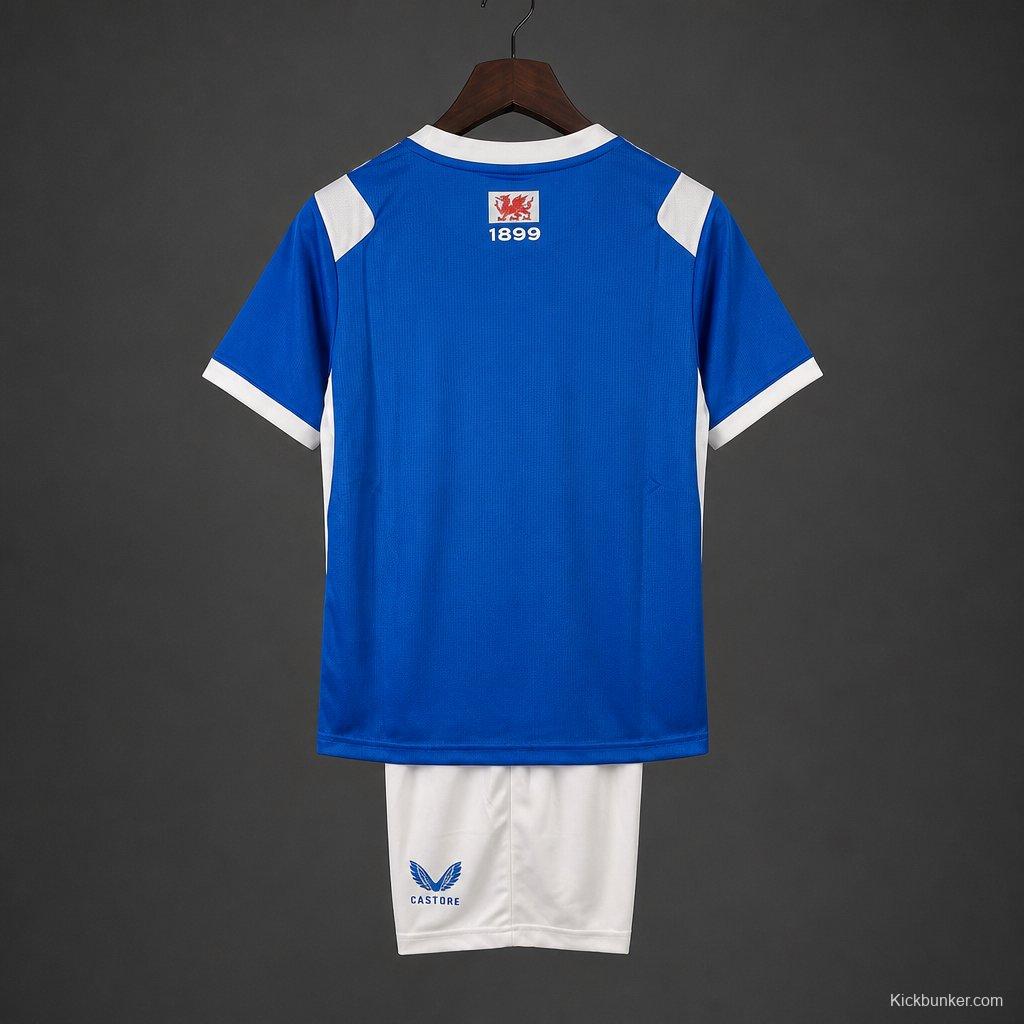 26/27 Kids Cardiff City Home Kit
