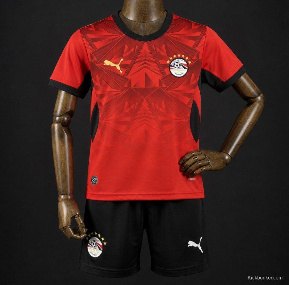 2026 Kids Egypt World Cup Home Kit