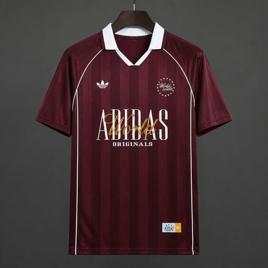 Adidas World Wide Version Polo Navy Red Jersey