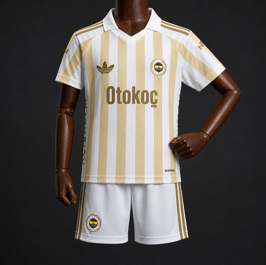 26/27 Kids Fenerbahce Away Kit Jersey