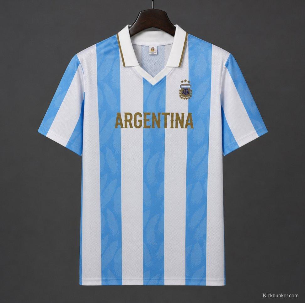 2026 Argentina Striped Number Printed Special Jersey