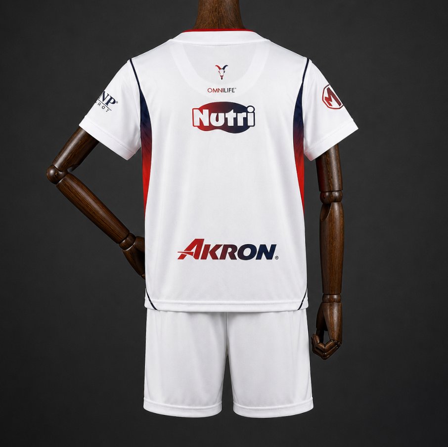 26/27 Kids Chivas Away White Kits Jersey