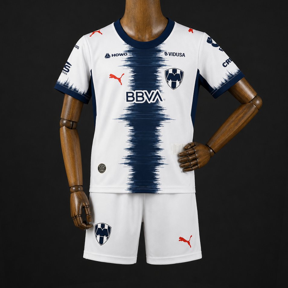 26/27 Kids Monterrey Away Kits  Jersey