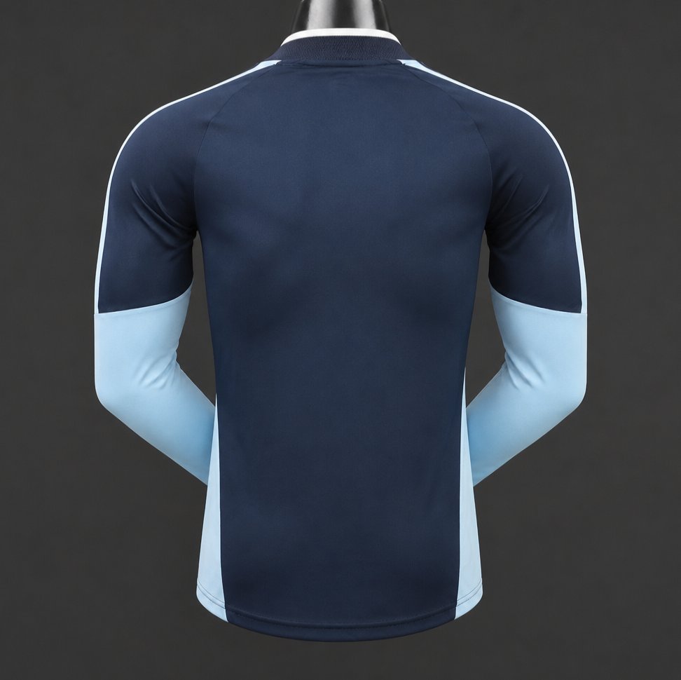 Player Version 2026 Argentina Away Navy Blue Long Sleeve Jersey