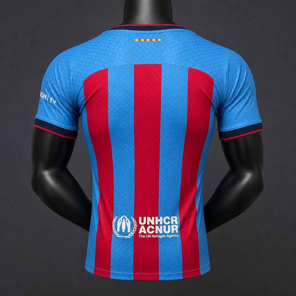 Player Version 26/27 Barcelona 125th Anniversay Red/Blue Jersey
