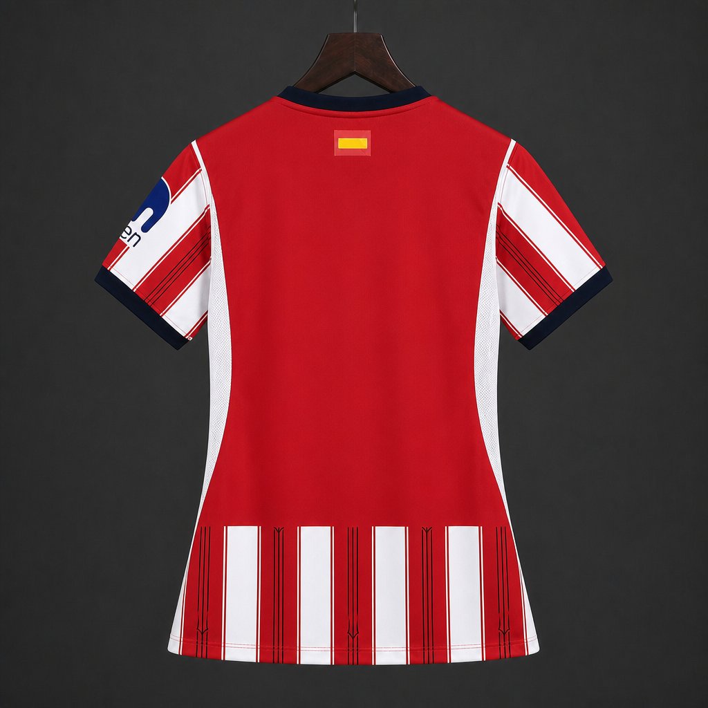 26/27 Women Atletico Madrid Home Red White Jersey