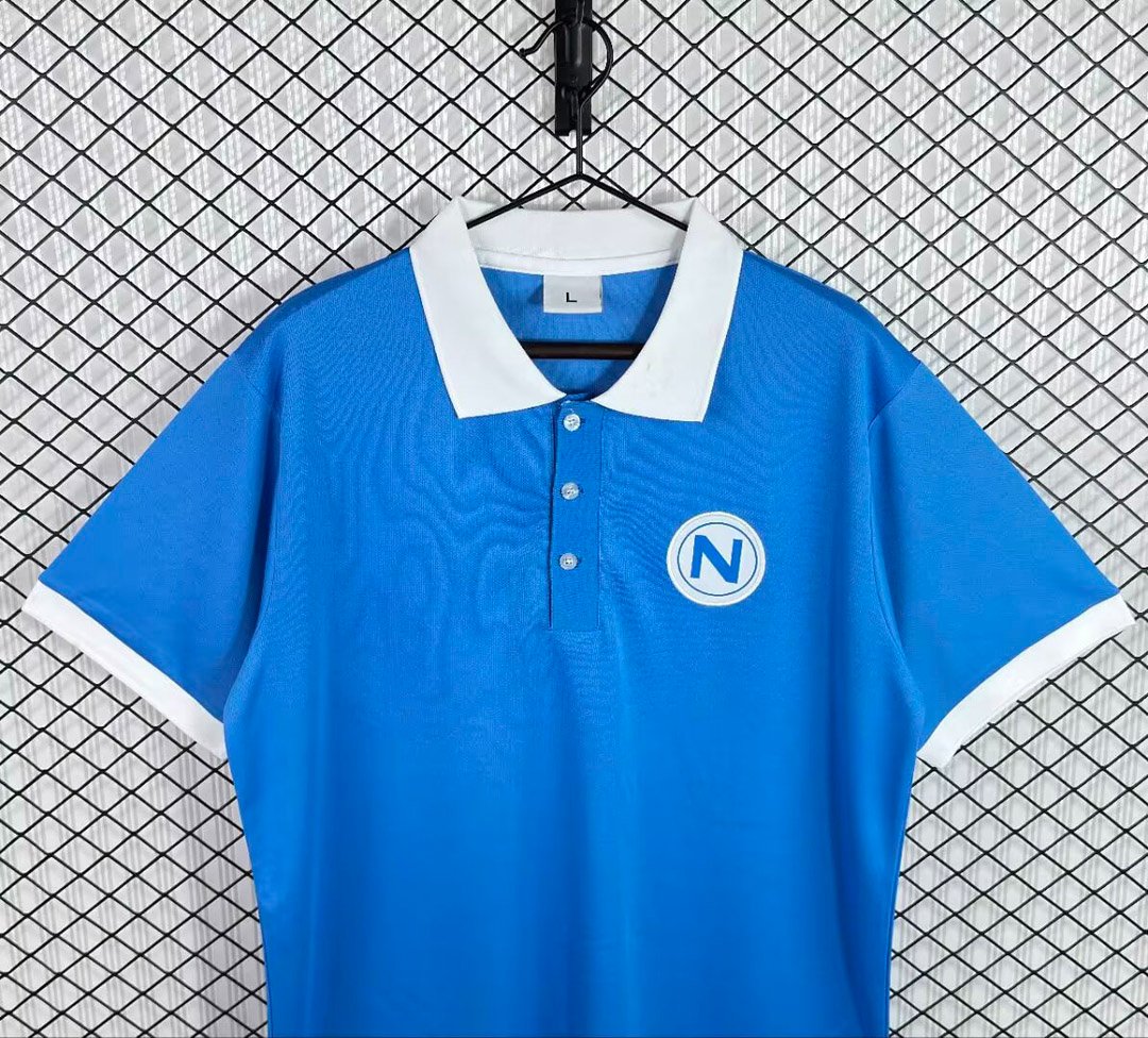 Retro 65/66 Napoli Home Blue Jersey