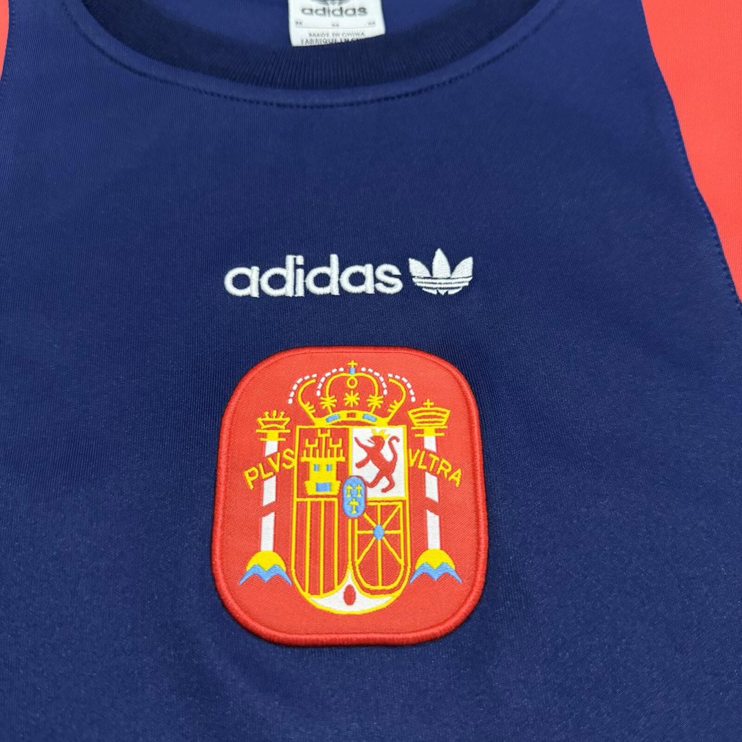 2026 Spain EQT Navy Blue Long Sleeve Sweatshirt