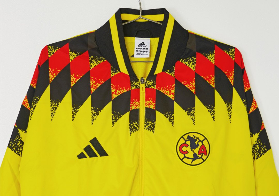 26/27 Club America Yellow Full Zipper Windbreaker