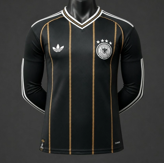 Player Version 26/27 Germany Away Black Long Sleeve Jersey